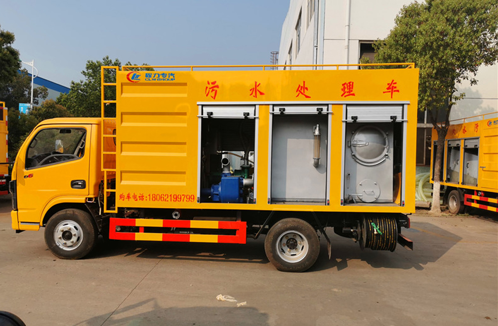 281三步两桥污水分离车